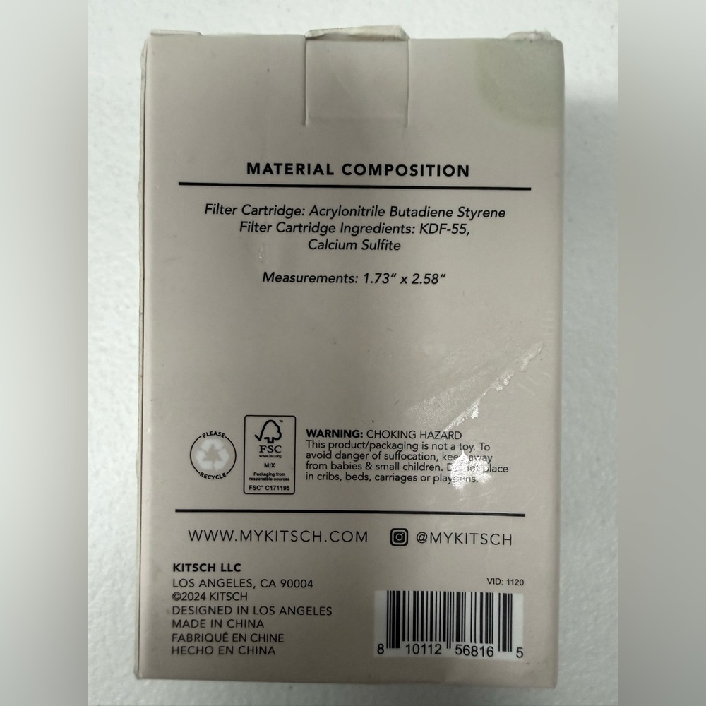 Kitsch Water Filter Refill Cartridge New - Picture 3 of 5